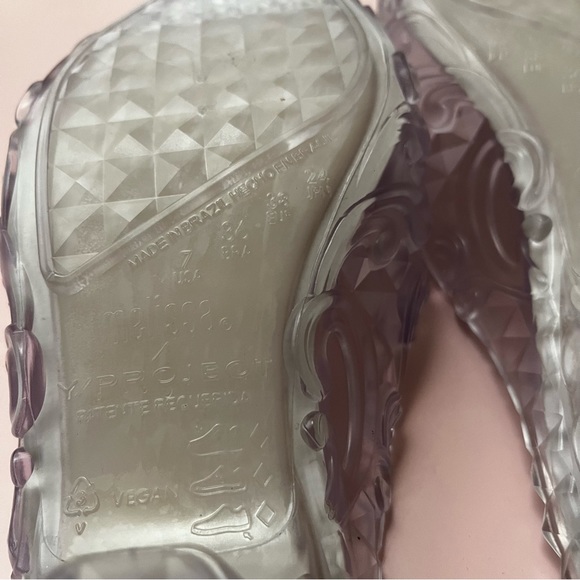 Melissa Court Shoe Y Project Clear Heels Size 7 - Picture 13 of 16